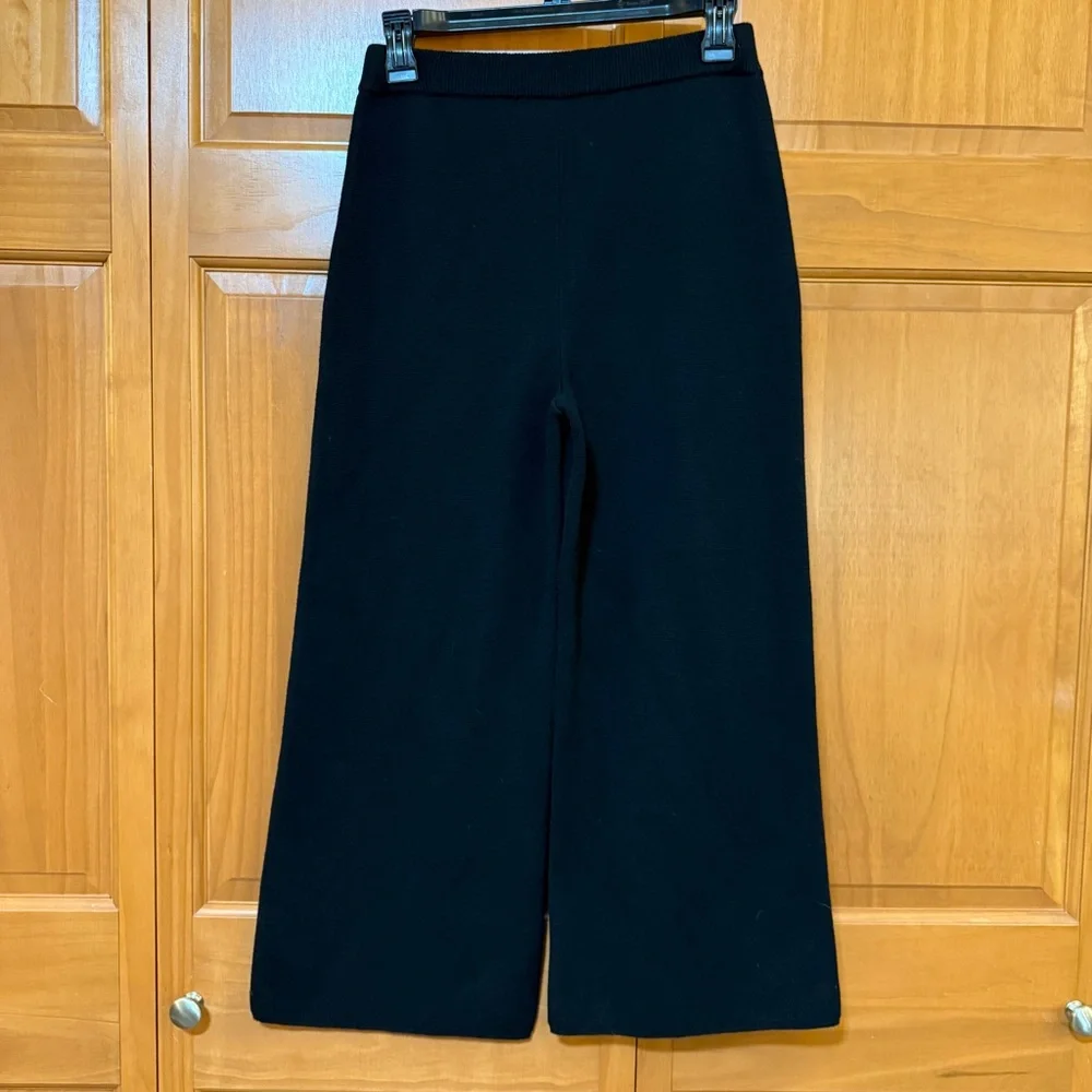 J Crew Black Knit Sweater Pant